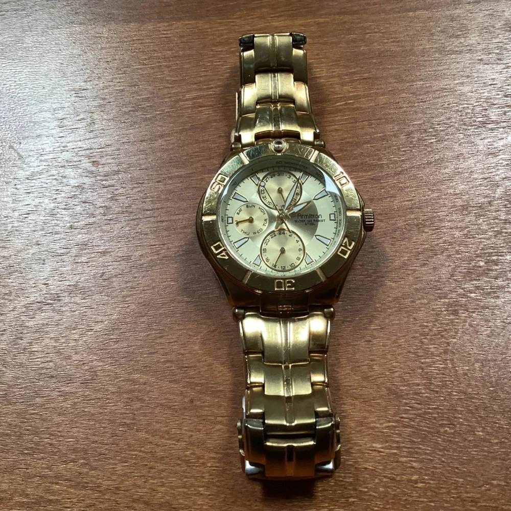 Armitron Stainless Steel Gold-tone Women’s Watch 20/4224GP